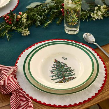 Christmas Tree Soup Plate Christmas Tree Soup Plate